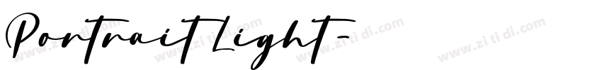 Portrait Light字体转换